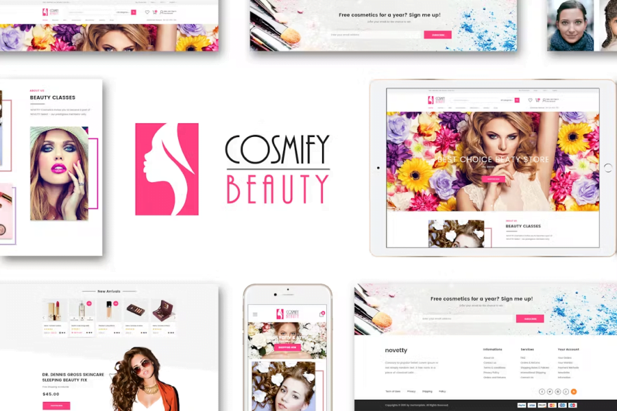 Cosmify - Tema de Shopify de moda y cosmética