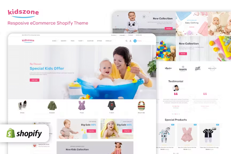 KidsZone - Tienda Shopify de moda infantil